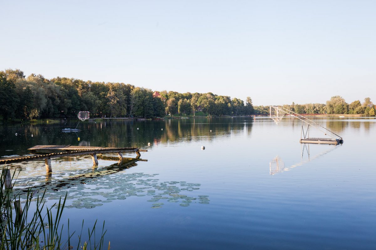 Basketball is a great passion in Lithuania. Even on the water